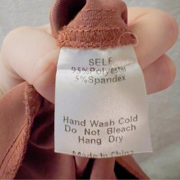 All Row Women's Size Small Sleeveless Deep V Neck Wide Leg Cropped Jumpsuit - Picture 6 of 8